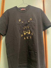 Maglietta Kenzo nera taglia S – logo ricamato originale, ottime condizioni