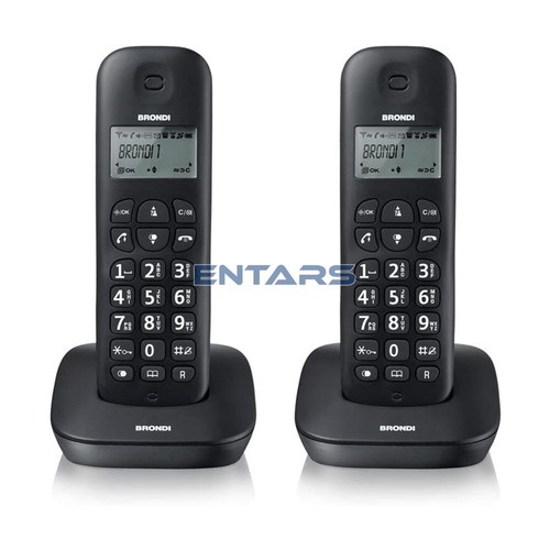 Telefono cordless duo - telefono, brondi