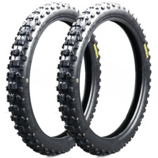 Duro 2 Gomme Copertoni Pneumatici Tassellato PER Piaggio SI Ciao Bravo 2.50 - 16