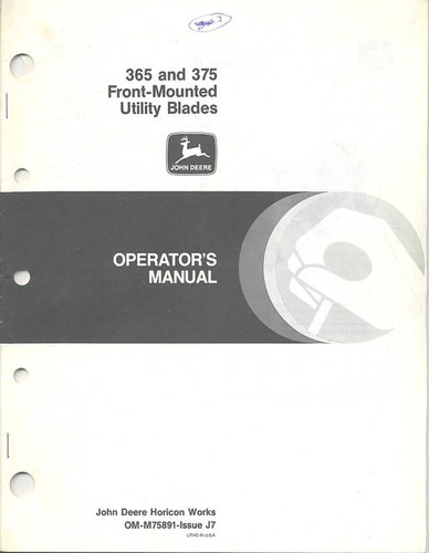 John deere 365 375 - john,