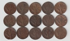 10 Centesimi Impero 1936 lotto di 15 monete rare a20