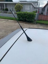 11" Antenna Mast Black Power