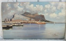 olio su tavola Volpes  veduta