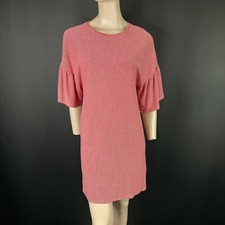 Zara Rosso Manica Corta Casual