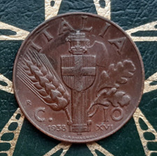 Centesimi 1938 xvi - ($),
