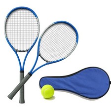 Set 2 Racchette Racchetta Tennis custodia + palla Ragazzo Adulto H53xL22 Medium