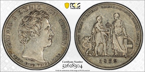 Germania baviera 1832 thaler - germania,