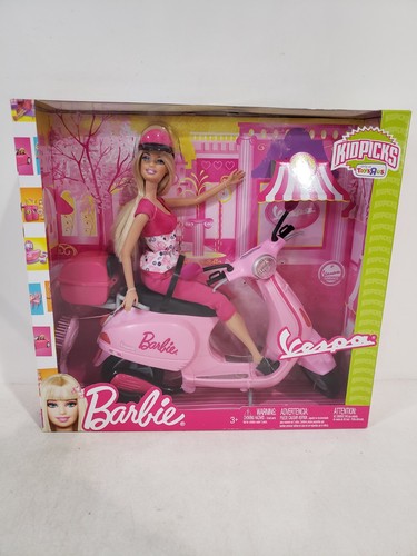 Barbie and her - pink, vespa