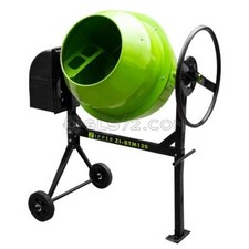 BETONIERA ELETTRICA 130L 550W IMPASTATRICE MISCELATORE CEMENTO ZIPPER ZI-BTM130