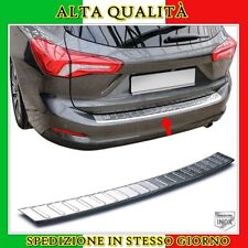 Cromato Protezione Paraurti (Brillante) ACCIAIO Per FORD FOCUS 4 IV SW 2018-SU