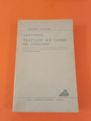 Aristotele trattato sul - aristotele,