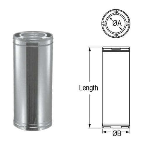 Duravent 8dp 36cf diametro - 8dp-36cf,