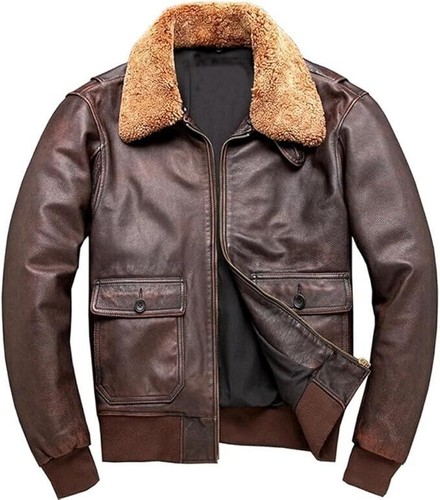 Giacca pelle uomo aviator - giacca,