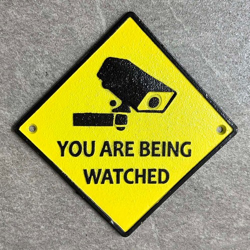 Cartello cctv sei osservato - sei,