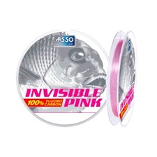 Asso Invisible Pink 30Mt Filo Monofilo 100% Fluorocarbon Pesca Barca Mare