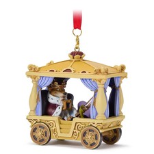 2025 Disney Principe Giovanni e Sir Sibilo in Carrozza Sketchbook Ornamento Cappuccetto Pettirosso