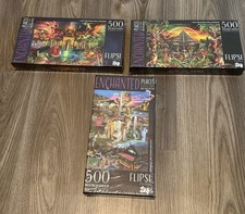 Flipsi Puzzle Lotto di 3 Sabbie Incantate, Boschi Incantati, Cascate Incantate Nuove!