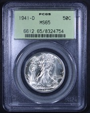 1941-D Mezzo dollaro Walking