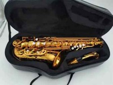 Assofono Alto E Sax Strumento Musicale Alta Qualità con Custodia Tutti gli Accessori -