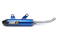 HGS SILENZIATORE TERMINALE SCARICO BLU CARBON FANTIC XE 125 2T 2023-2024