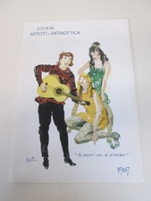 1967 SOCIETA' ARTISTI PATRIOTTICA MENU' MILANO RISOTTO CUCINA DIALETTO SC73