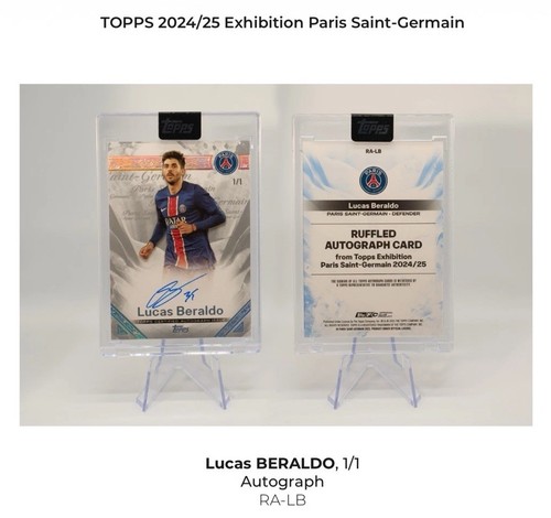 Topps exhibition psg beraldo - exhibition,