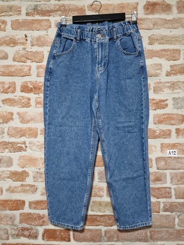 Jeans baggy con elastico donna - jeans,