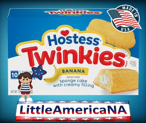 Hostess banana twinkies - banana,