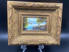 Quadro Pescatore olio sul