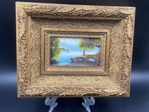 Quadro pescatore olio - quadro,
