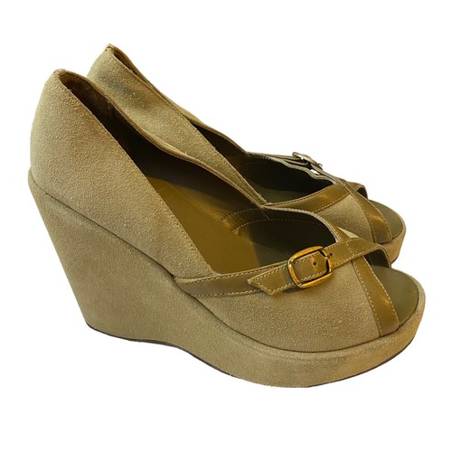 Sandali con zeppa retrò kork - con,