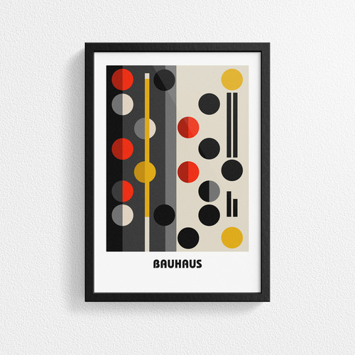 Stampa stile bauhaus - stampa, bauhaus,