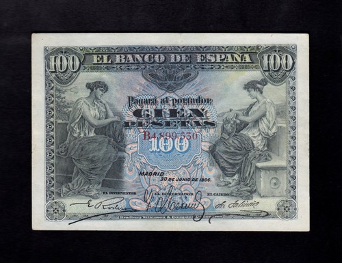 100 pesetas 1906 - ,, serie