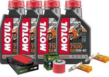 KIT/TAGLIANDO YAMAHA TDM 900 2002 2014 OLIO 7100 10W40 FILTRI OLIO ARIA CANDELE