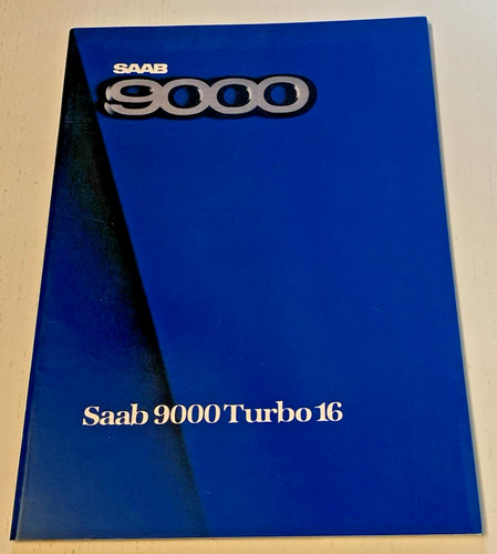 Brochure vente saab 9000 - de,