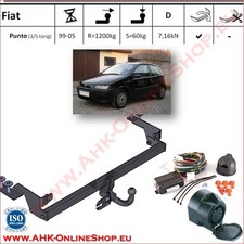 Gancio traino pour fiat punto - traino,