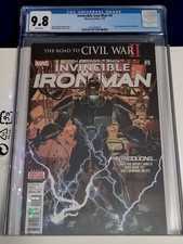 Invincible Iron Man 9 - 7/16 Marvel - 1st App Ironheart Riri Williams CGC 9.8 WP