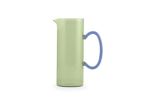 Brocca cilindrica in vetro - h&h,