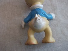 Vintage Louie DUCK Ledra Plastic Pupazzo Gomma Disney 1962 - Qua nipote Paperino