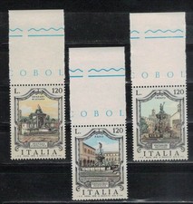 LE FONTANE D'ITALIA 6ª EMIS. GENZANO DI LUCANIA, FANO E TRENTO. NUOVI  ANNO 1978
