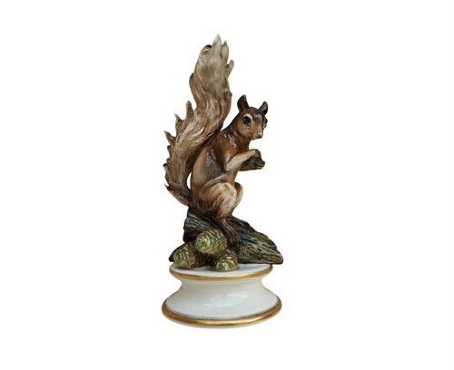 Antica statuina ceramica di - statuina,