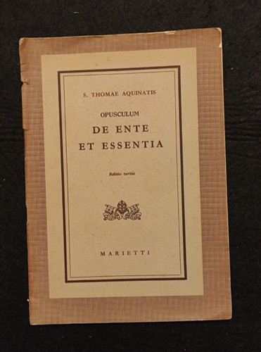 Thomae aquinatis opusculum - s.,
