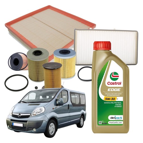 Kit tagliando opel vivaro - kit,