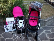 PASSEGGINO CHICCO URBAN TRIO + COLOR PACK + ADATTATORE + OVETTO E BASE + PROT UV
