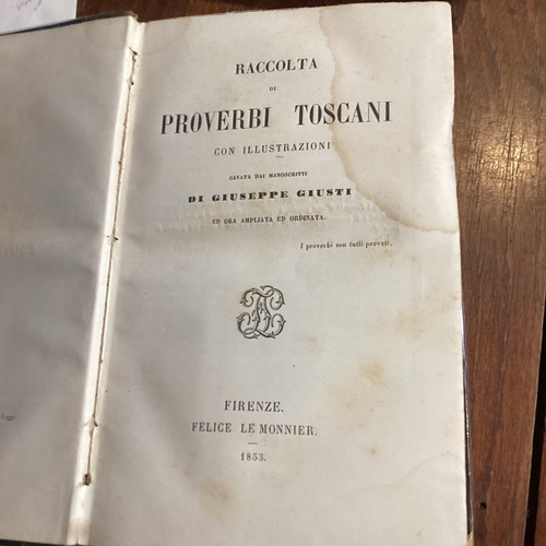 Giusti raccolta di proverbi - di,