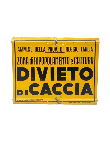 Cartello divieto caccia - cartello, di