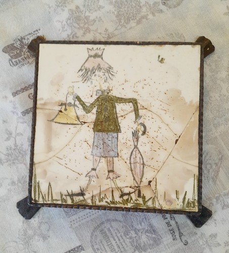 Sottopentola vintage ceramica