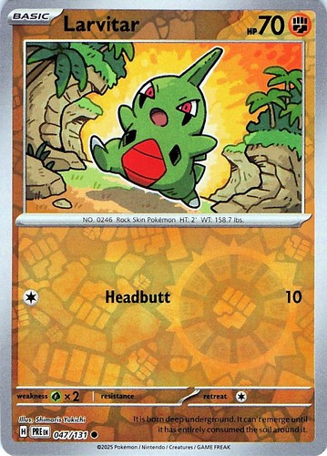 Larvitar 047 131 - larvitar, reverse