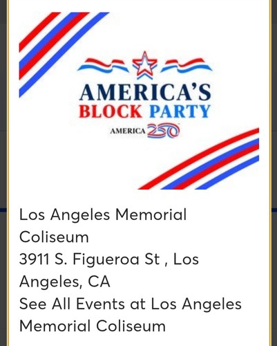 Biglietti america250 chris - biglietti,
