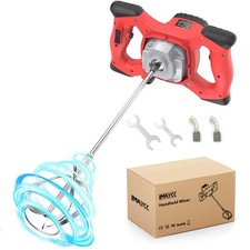 IMAYCC Betoniera Elettrica per Trapano, Miscelatore per Malta Portatile da 2100W